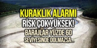 İstanbul 2-3 aylık suyu kaldı: Kuraklık riski çok yüksek!
