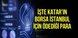 Borsa İstanbul’un yüzde 10’u Katar’a 200 milyon dolara satılmış! katar borsa istanbul ne kadara satıldı