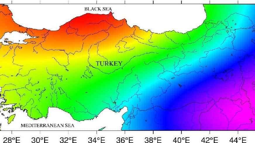 türkiye kuraklık haritası