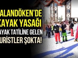 Palandöken kayak yasağı: Ukraynalılar neye uğradığını şaşırdı!