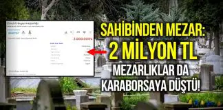 Mezar yerleri karaborsaya düştü: Mecburiyetten satıyorum! Mezar yerleri karaborsaya düştü: Mecburiyetten satıyorum!