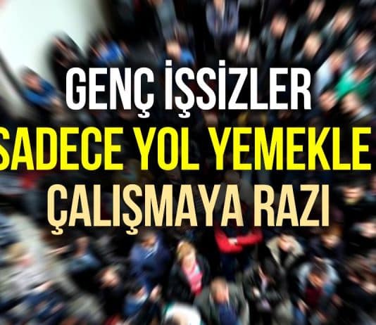 genç işsiz yol yemek çalışma