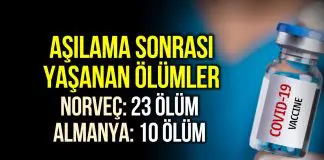 Avrupa ülkeleri ve ABD’de Covid-19 aşısı sonrası yaşanan ölümler Avrupa norveç almanya ABD Covid-19 aşısı sonrası yaşanan ölümler