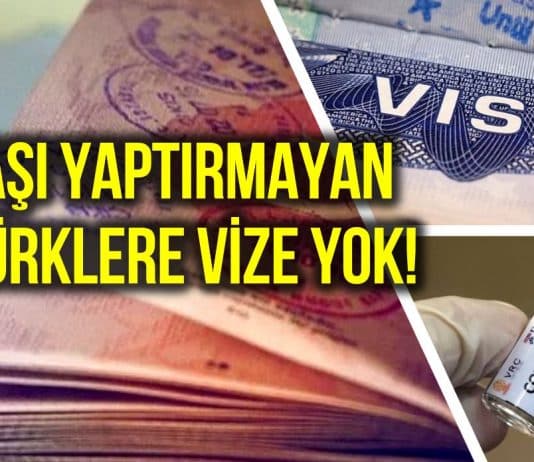 Aşı yaptırmayan Türklere AB vizesi, hatta vize randevusu yok!