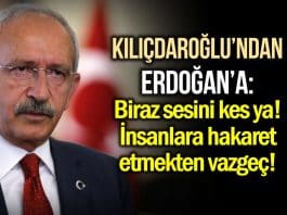 Kılıçdaroğlu Erdoğan vitrin mankeni Biraz sesini kes!
