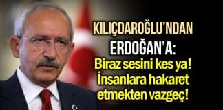 Kılıçdaroğlu Erdoğan vitrin mankeni Biraz sesini kes!