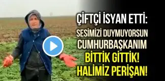 Çiftçi Meliha Atay isyan etti: Sesimizi duymuyorsun Cumhurbaşkanım, bittik gittik! Çiftçi Meliha Atay isyan etti: Sesimizi duymuyorsun Cumhurbaşkanım, bittik gittik!