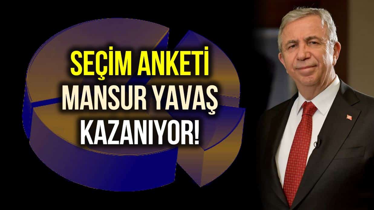 MetroPoll seçim anketi: Mansur Yavaş, Erdoğana karşı kazanıyor