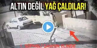 Evlerden ayçiçek yağı çalınmaya başlandı: Emniyet görüntüleri paylaştı! Evlerden ayçiçek yağı çalınmaya başlandı: Emniyet görüntüleri paylaştı!