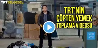 TRT’de ‘çöpten yemek toplama’ videosu sosyal medyada gündem oldu
