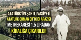Atatürk Orman Çiftliği kiralık
