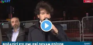 Boğaziçi öğrencisi ‘Belki de gözaltına alınacağım’ dedi, canlı yayında yaşananları anlattı