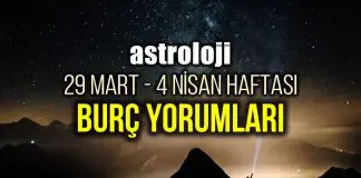 Astroloji: 29 Mart – 4 Nisan 2021 haftalık burç yorumları Astroloji: 29 Mart – 4 Nisan haftalık burç yorumları