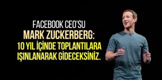 Mark Zuckerberg: 10 yıl içinde toplantılara ışınlanarak gideceksiniz Mark Zuckerberg artırılmış gerçeklik ar