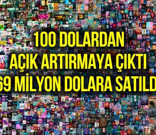 NFT çılgınlığı: 100 dolara açık artırmaya çıkan JPG dosyası 69,3 milyon dolara satıldı
