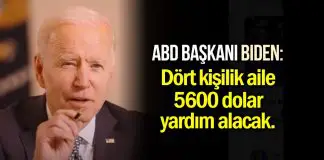 Joe Biden: Dört kişilik bir aile 5 bin 600 dolar yardım alacak joe biden abd yardım paketi