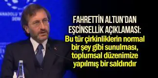 Fahrettin Altun eşcinsellik