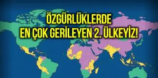 Özgürlüklerde en çok gerileyen ikinci ülkeyiz! freedom house Özgürlüklerde en çok gerileyen