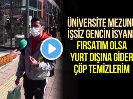 Üniversite mezunu işsiz genç: Yurt dışında çöp temizlerim