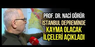 Prof. Naci Görür, İstanbul depreminde kayma olacak ilçeleri açıkladı! Prof. Naci Görür, İstanbul depreme yaklaşıyor kayma olacak ilçeleri açıkladı!