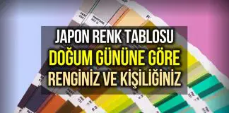 Doğum günü 366 renk: Kişilik tahmin eden Japon renk tablosu Doğum günü 366 renk: Kişilik tahmin eden Japon renk tablosu