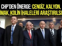 CHP, Kalyon, Limak, Kolin, Cengiz Holding kamu ihaleleri