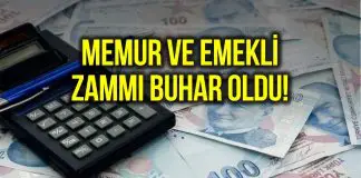 Memur ve emekli zammı buhar oldu! Memur ve emekli zammı buhar oldu!