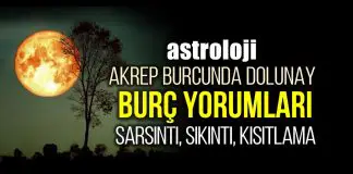 Astroloji: Akrep burcunda Dolunay burç yorumları Dolunay burç yorumları