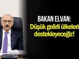 Lütfi Elvan: Düşük gelirli ülkeleri desteklemeye yönelik somut kararlar aldık
