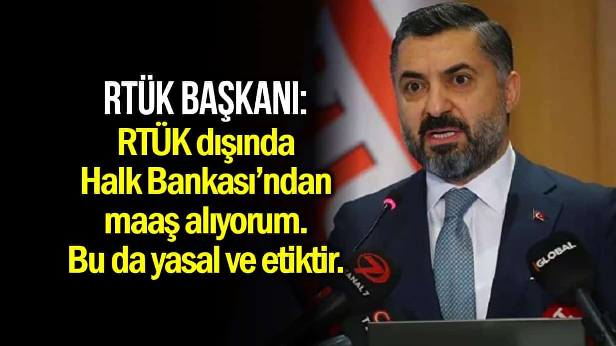 rtük başkanı maaş