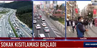 Türkiye genelinde sokağa çıkma kısıtlaması başladı sokak kısıtlaması