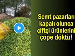 çiftçi çöpe