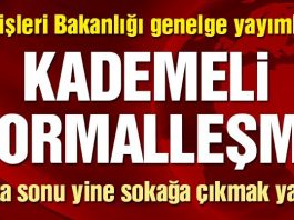 kademeli normalleşme