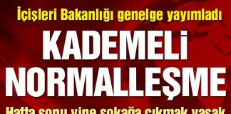 kademeli normalleşme