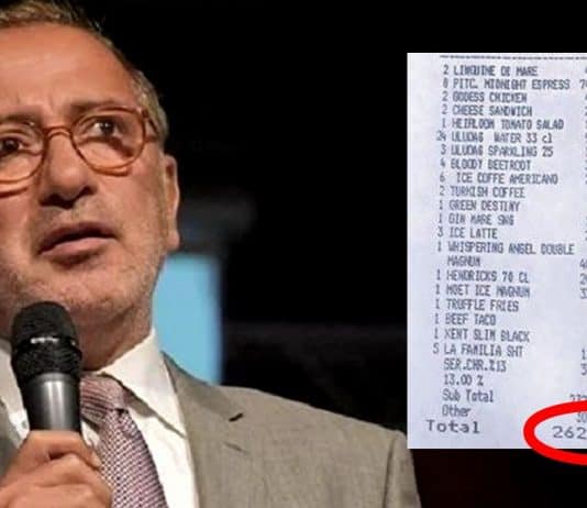 26 bin liralık yemek