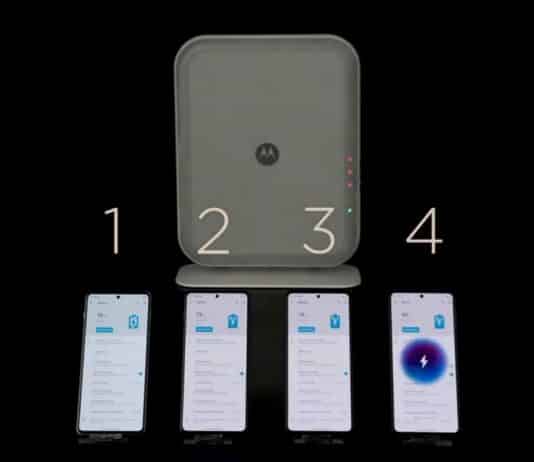 motorola kablosuz şarj