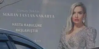 Doktorun billboard ilanı sosyal medyada tartışma yarattı! doktorun ilanı