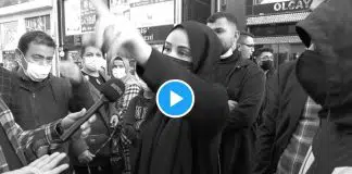 Sokak röportajında tehdit: Devletin içindeyim, hakkınızda işlem başlatırım Sokak röportajında