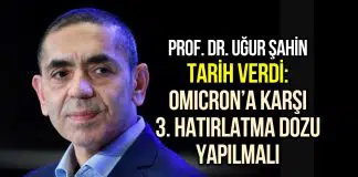 Prof. Uğur Şahin tarih verdi: Omicron varyantına karşı hatırlatma dozu olunmalı hatırlatma dozu