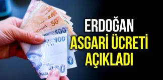 2022 asgari ücret belli oldu: Erdoğan açıkladı 2022 asgari ücret