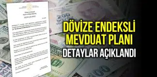 Hazine ve Maliye Bakanlığı dövize endeksli mevduat planını açıkladı dövize endeksli mevduat