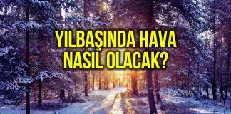 Yılbaşında hava nasıl olacak? Meteoroloji açıkladı Yılbaşında hava nasıl