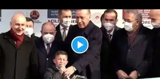 Erdoğan’ın mikrofonu uzattığı çocuk: Bay Kemal, o adam hain, hain! çocuk Bay Kemal
