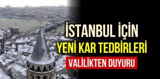 İstanbul’da 28 Ocak’a kadar yeni kar tedbirleri alındı istanbul kar tedbirleri
