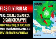 İstanbul uyarı
