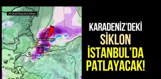 Yoğun kar yağışı uyarısı: Karadeniz’deki siklon İstanbul’da patlayacak! kar siklon istanbul