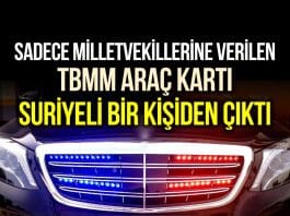 TBMM Araç Kartı
