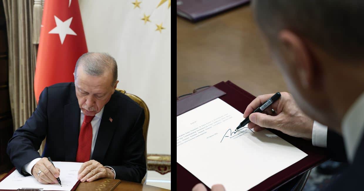 erdoğan imza