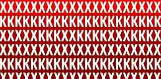 X ve K harfleri arasındaki gizli Y harfini 10 saniyede bulun X ve K harfleri