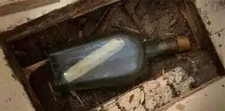 Evdeki parkenin altından 135 yıllık not çıktı! 135 yıllık mesaj